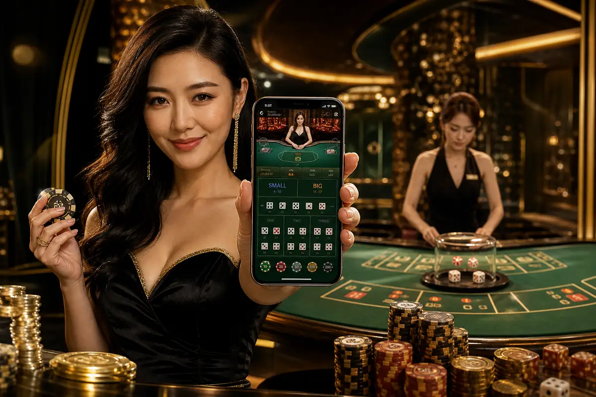 bcb88a Casino meja live dealer baccarat